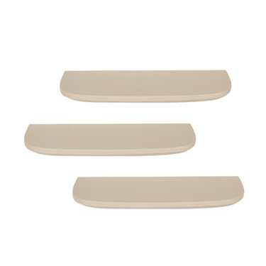 Wandplank Gusta | 60 cm | Set van 3 | Zand