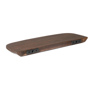 Wandplank Gusta | 60 cm | Set van 3 | Bruin