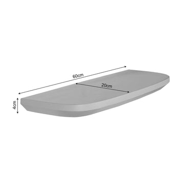 Afmetingen Starfurn Wandplank Gusta | 60 cm | Set van 3 | Zwart