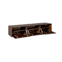 Zwevend TV-meubel Vision Bruin | 160 cm - afbeelding 2