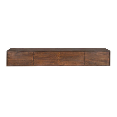 Zwevend tv-meubel Vision | Bruin | 200 cm