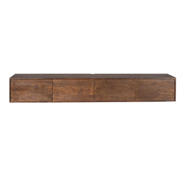 Zwevend TV-meubel Vision Bruin | 240 cm