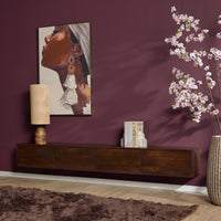 Starfurn Zwevend TV-meubel Vision Bruin | 240 cm