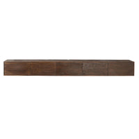 Starfurn Zwevend TV-meubel Vision Bruin | 280 cm