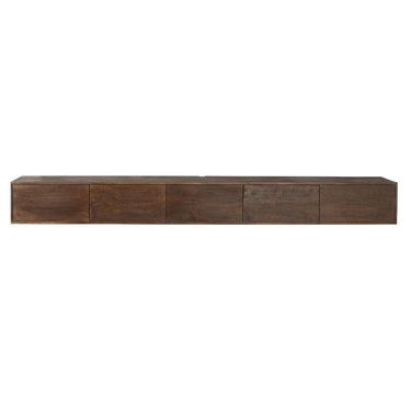 Zwevend TV-meubel Vision Bruin | 280 cm