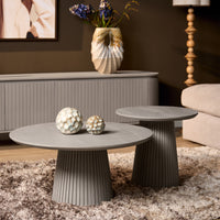 Starfurn Salontafel Solana taupe | Ø80 cm