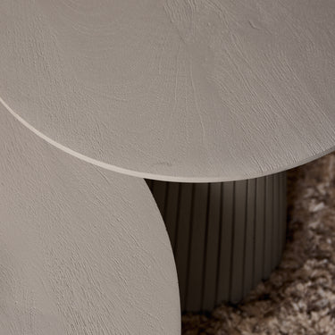 Salontafel Solana taupe | Ø80 cm