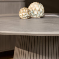 Starfurn Ronde eettafel Solana | Taupe | Ø150 cm - Mooier Thuis