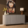 Dressoir Solana taupe - mangohout - Mooier Thuis