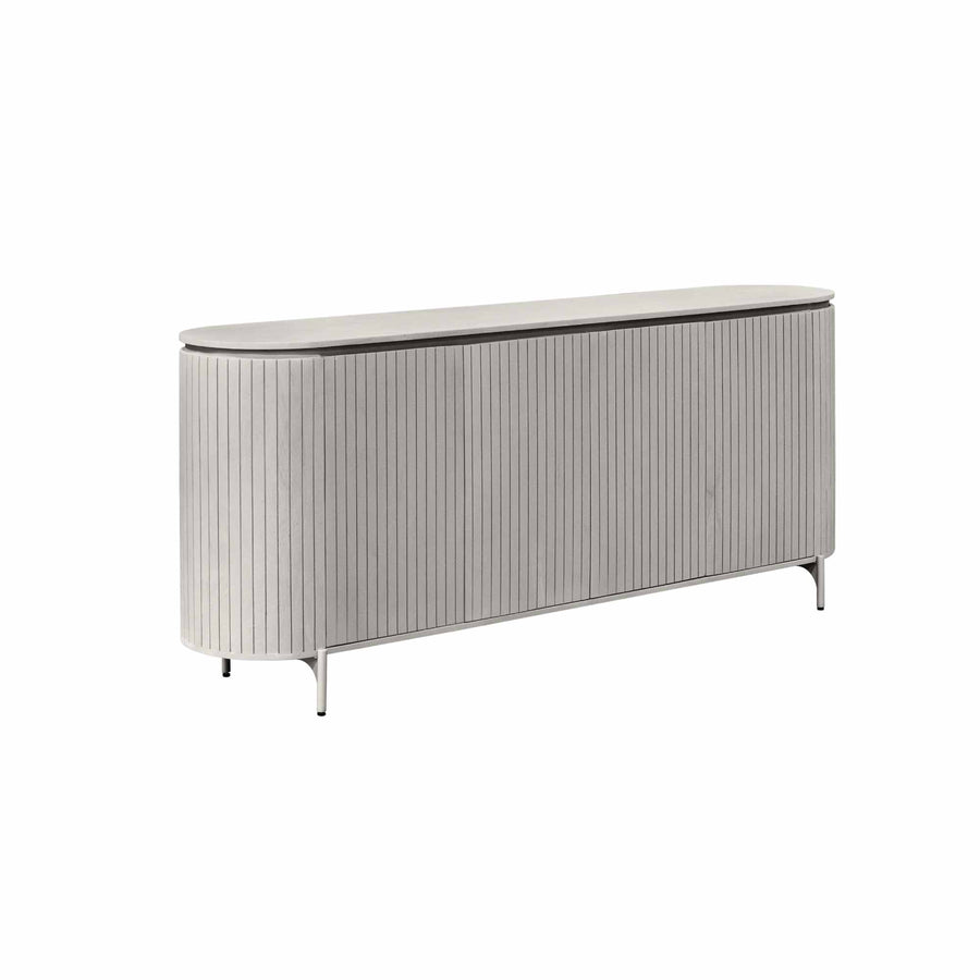 Sideboard Solana taupe – Luchtig boven de vloer