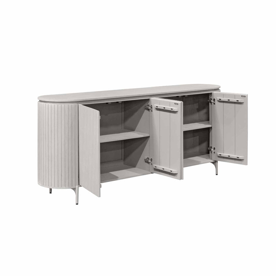 Sideboard Solana taupe – Twee ruime vakken