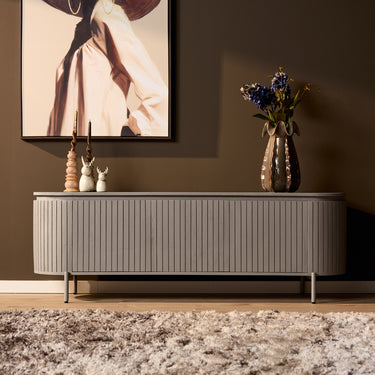 TV-meubel Solana taupe | 165 cm