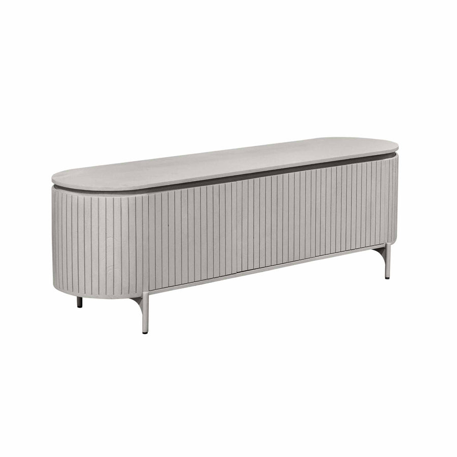 TV cabinet Solana taupe – Poten in dezelfde kleur