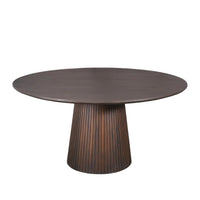 Ronde eettafel Solana bruin mangohout 130 cm