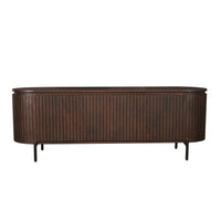 Tv-meubel Solana bruin mangohout 165 cm