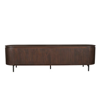 Tv-meubel Solana bruin mangohout 210 cm