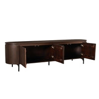 Tv-meubel Solana bruin mangohout 210 cm
