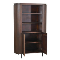 Wandkast Solana bruin mangohout 115 cm