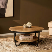 Salontafel Paras | 70 cm | Licht mango - afbeelding 3