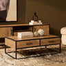 Salontafel Dakota - naturel en bruin - Mooier Thuis
