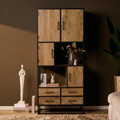 Vakkenkast Dakota | Naturel | 90 cm