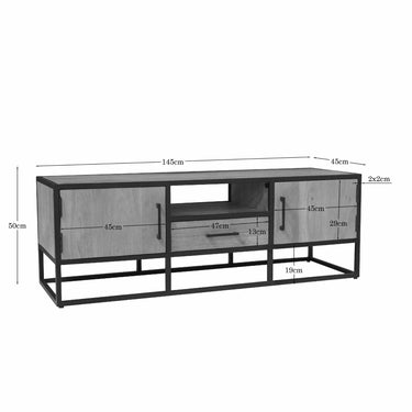 TV-meubel Dakota naturel | 145 cm