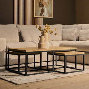 Couchtisch-Set Dakota Natur | 3-teilig
