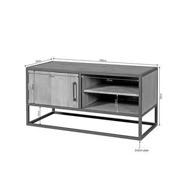 TV-meubel Dakota naturel | 100 cm