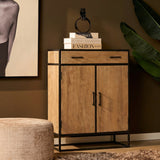 Kast Dakota dressoir - naturel en bruin - Mooier Thuis