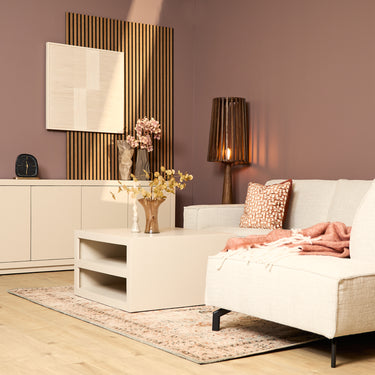 Dressoir Brussel 4-deurs zand | 200 cm