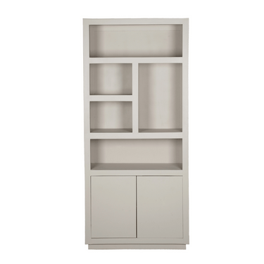 Vakkenkast Brussel zand | 5 vakken - 2 deuren | 90 cm