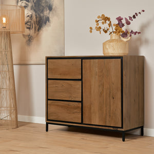 Vakkenkast Richwood naturel | 100 cm