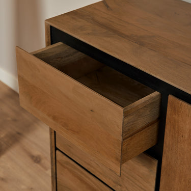 Vakkenkast Richwood naturel | 100 cm