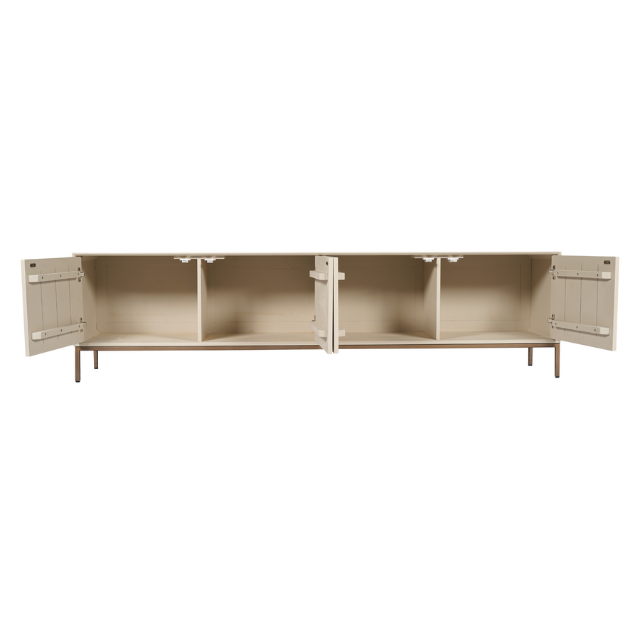 TV unit Madison Sand – Vier ruime vakken