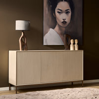Dressoir Madison zand | 165 cm - Mooier Thuis