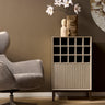 Wijnkast Madison zand - zand en beige - Mooier Thuis