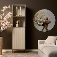 Boekenkast Madison Zand | 55 cm - Mooier Thuis
