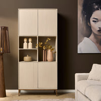 Vakkenkast Madison Zand | 90 cm - Mooier Thuis