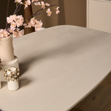 Deens ovale eettafel Madison | Zand | 240 cm