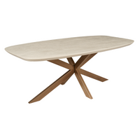 Starfurn Deens ovale eettafel Madison | Zand | 240 cm