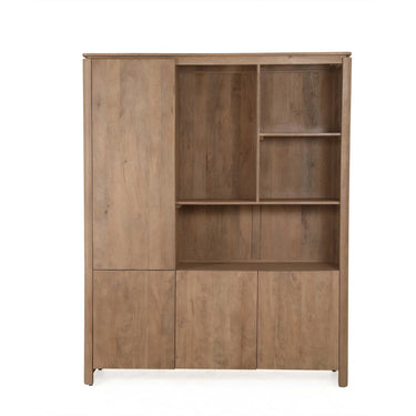 Vakkenkast Dallas XL - mangohout naturel 160 cm