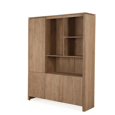 Vakkenkast Dallas XL - mangohout naturel 160 cm