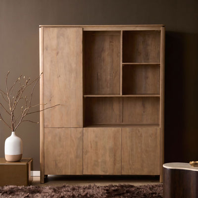 Regal Dallas XL - Mangoholz Natur 160 cm