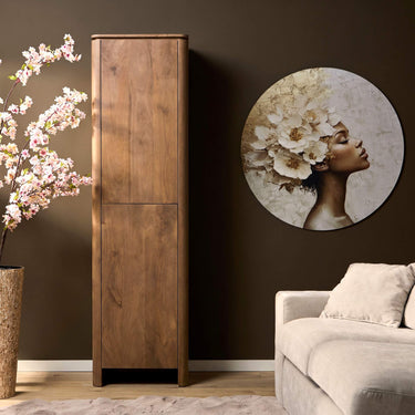 Kabinetkast Dallas - mangohout naturel 55 cm