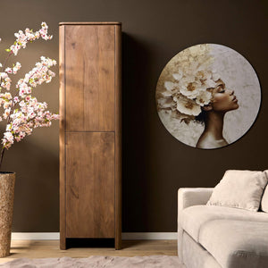 Kabinetkast Dallas - mangohout naturel 55 cm