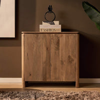 Dressoir Dallas - mangohout naturel 100 cm - Mooier Thuis
