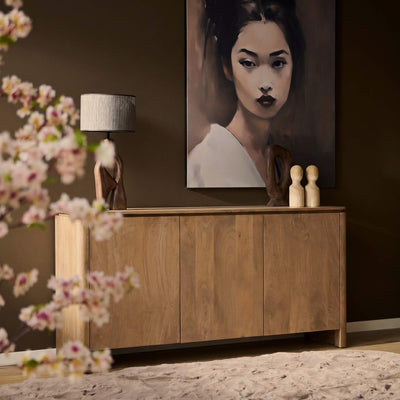 Dressoir Dallas - mangohout naturel 165 cm