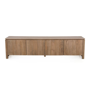 Staande TV-meubel Dallas - mangohout naturel 210 cm