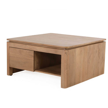 Salontafel Dallas - mangohout naturel 80 cm