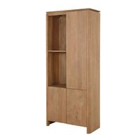 Vakkenkast Dallas links naturel mangohout 90 cm